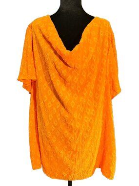 Cato Flutter Sleeve Cowl Neck Blouse